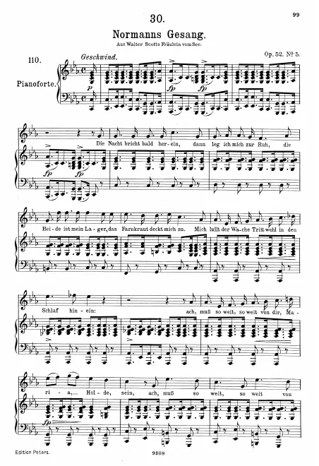 Complete Score (Original / High voice, )