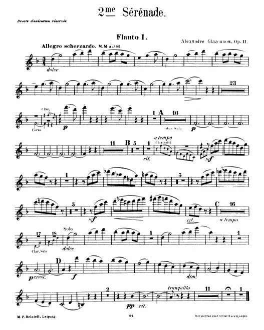 Flute 1, 2