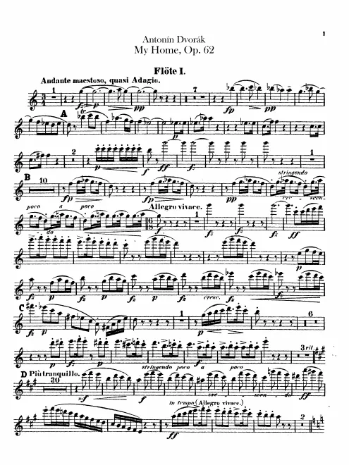 Flute 1, 2