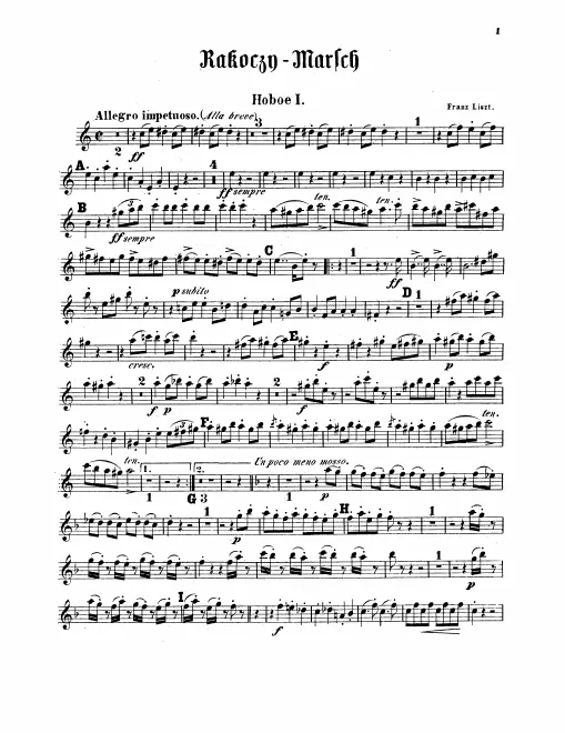 Oboe 1, 2