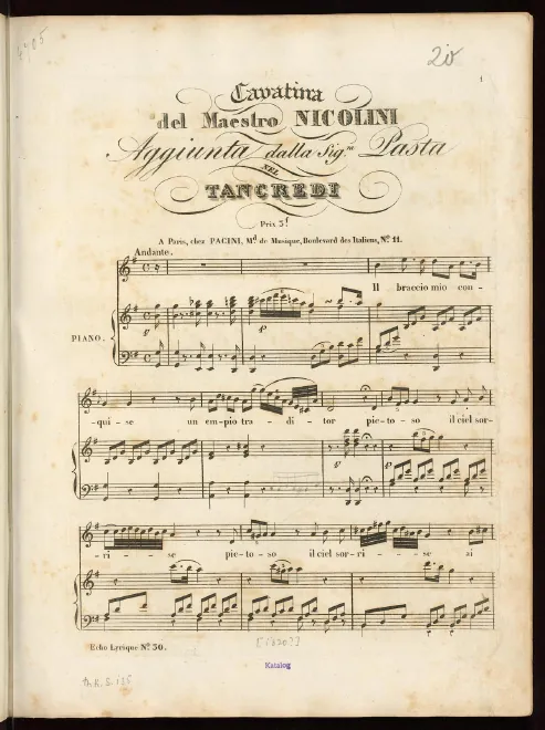 Cavatina: Il braccio mio conquise