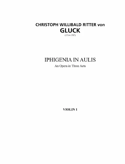 Violins I