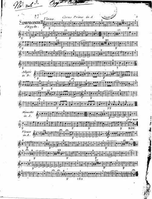 Horn 1, 2 (A)