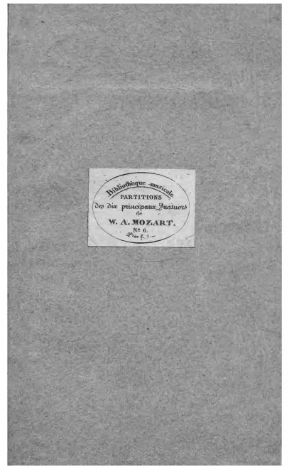 6. Quartet in , K.465
