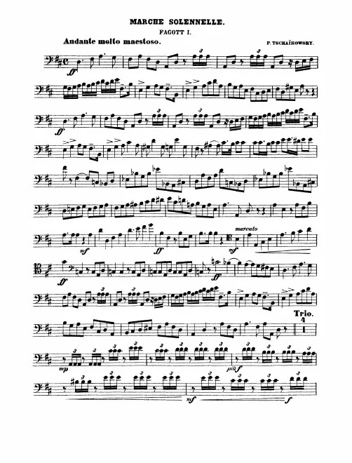 Bassoon 1, 2