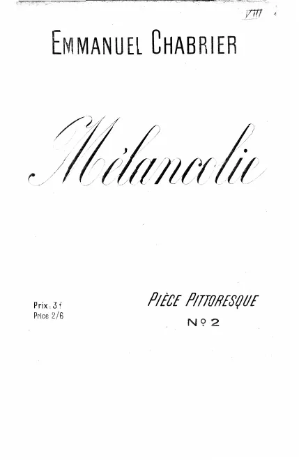 2. Mélancolie
