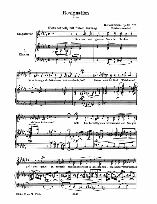 Complete Score (Original / High Voice)