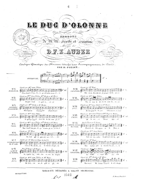 No.6, Couplets: "Autant qui je puis"