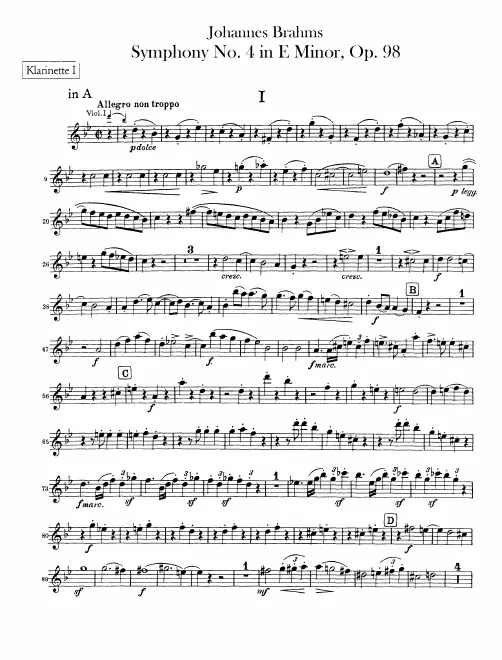Clarinet 1, 2 (A, C)