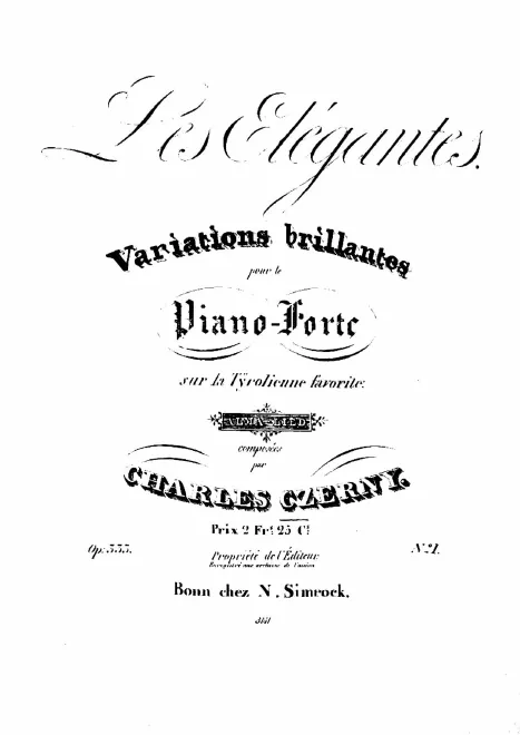 1. Variations Brillantes sur la Tyrolienne Favorite (improved version)