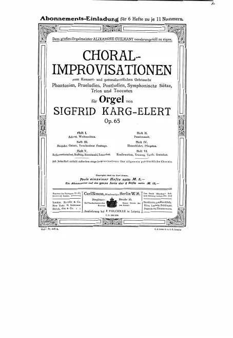 Heft 5, Nos.45-55 (Reformationsfest, Bußtag, Abendmahl, Totenfest)