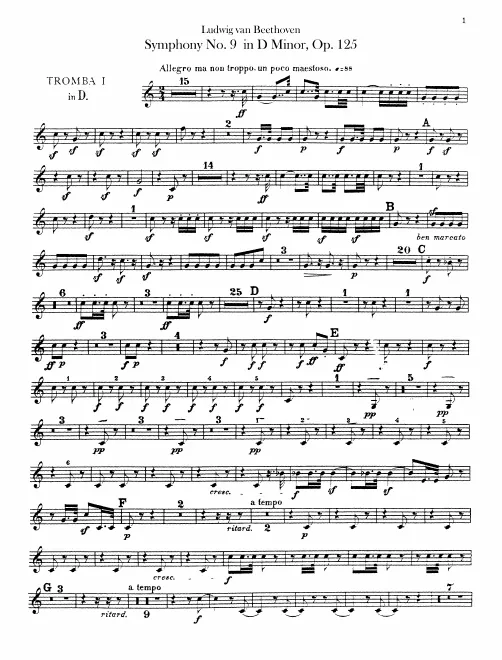 Trumpet 1 (D/B)