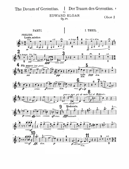 Oboe 1, 2, English Horn