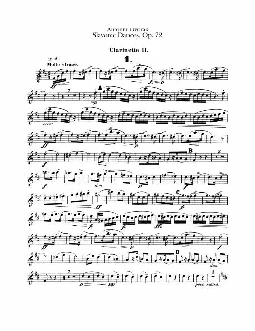 Clarinet 2 (B♭, A)