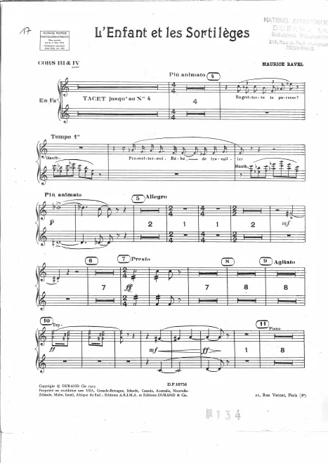 Horn 3/4 (F)