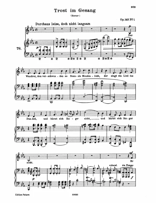 Complete Score (original / high voice)