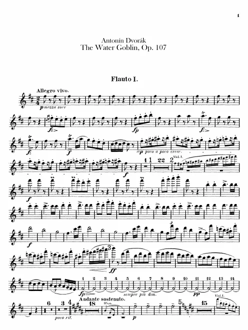 Flute 1, 2, Piccolo