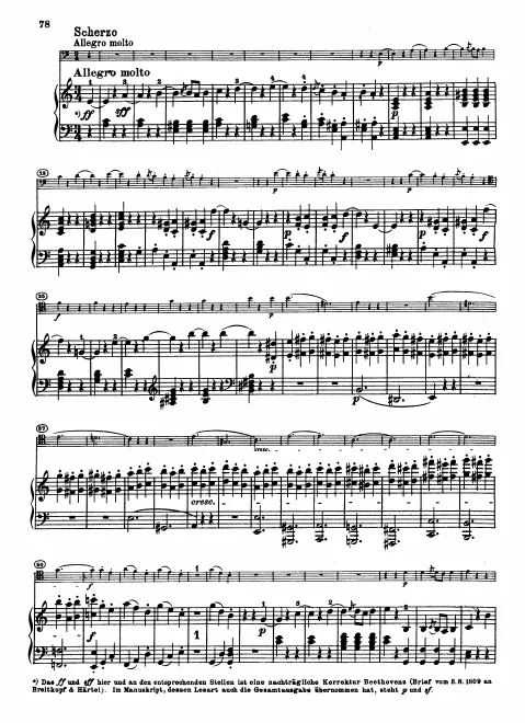 2. Scherzo. Allegro molto