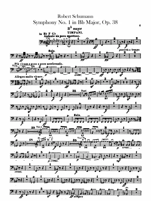 Timpani, Triangle