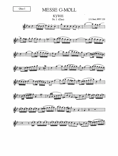 Oboe 1, 2
