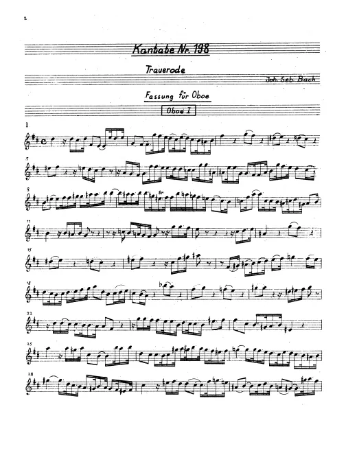 Oboe 1, 2, Oboe d'amore 1, 2