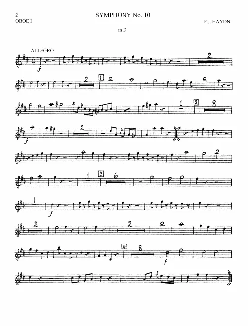 Oboe 1, 2