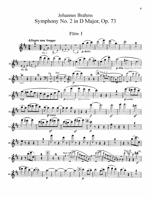 Flute 1, 2