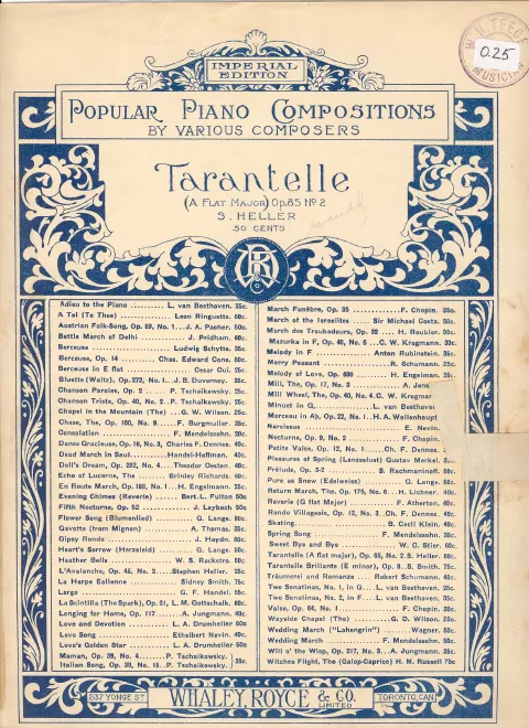 2. Tarantelle in