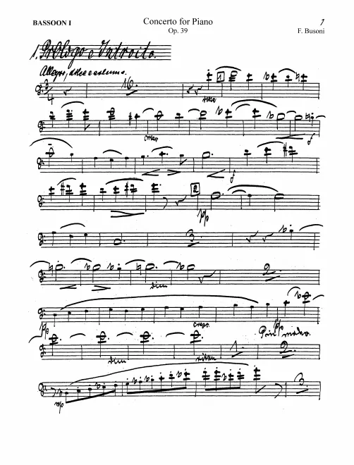 Bassoon 1, 2, 3
