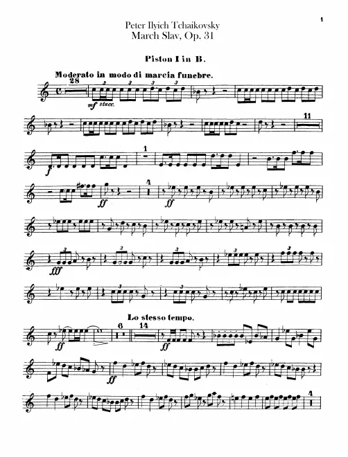Cornet 1, 2 (B)