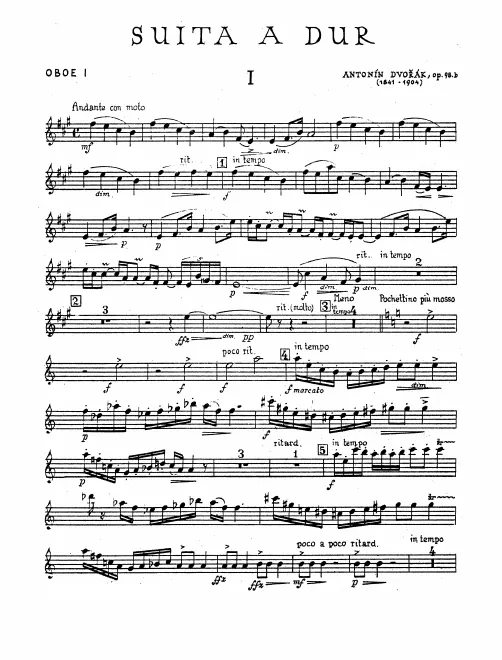 Oboe 1, 2