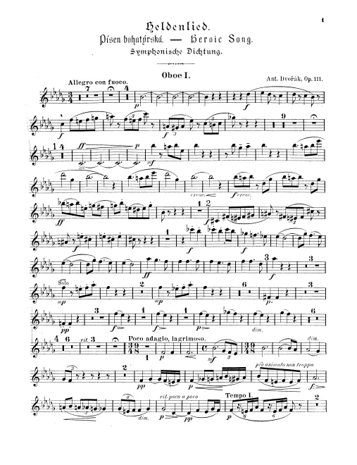 Oboe 1, 2