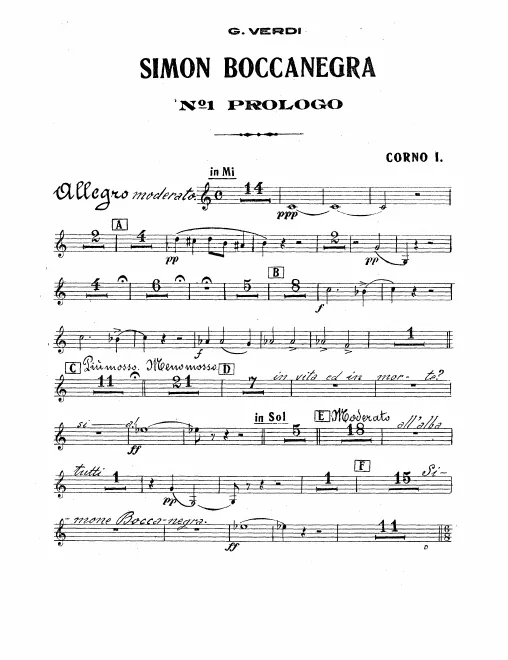 Horn 1 (E/G/D/F/E/C)