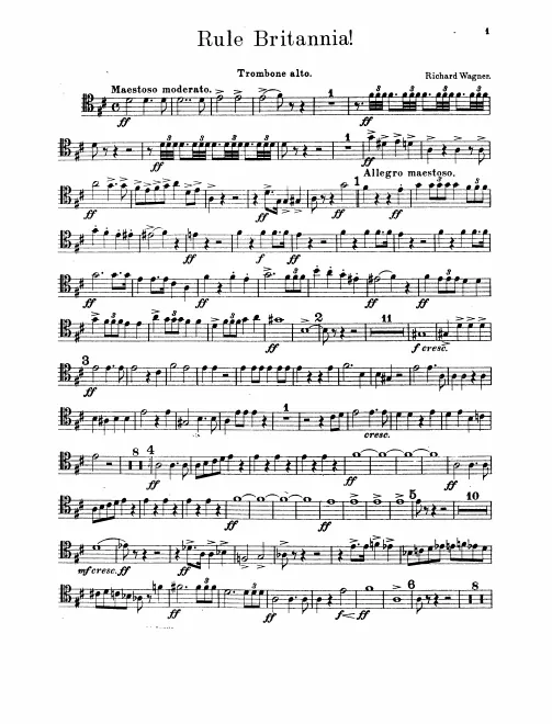 Trombone 1, 2, 3, Tuba