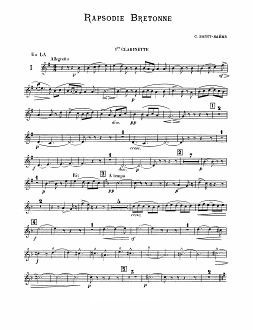 Clarinet 1/2 (A/B)
