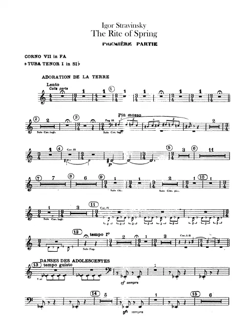Horn 7 (F)/Wagner Tuba 1 (B♭)