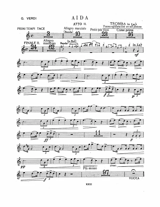 Egyptian Trumpets (A, B)