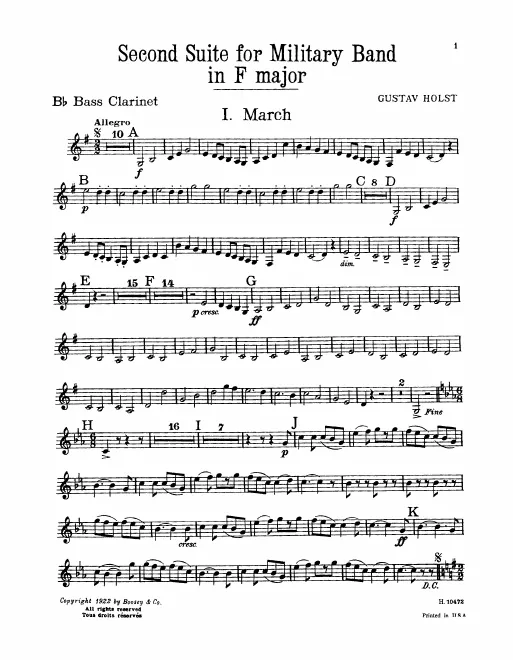 Bass Clarinet (B)