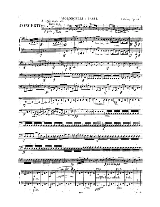 Cellos and Basses