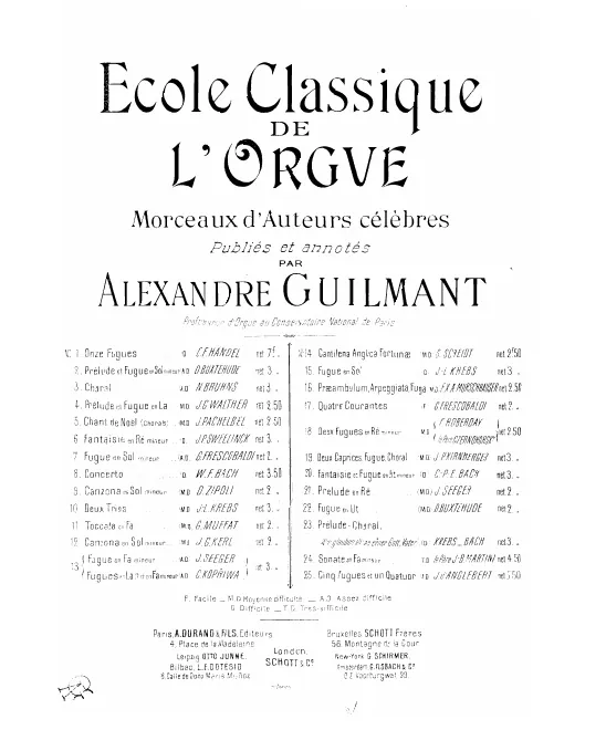 23. J.S. Bach and J. L. Krebs: Chorale-Prelude on 'Wir glauben all' an einen Gott'