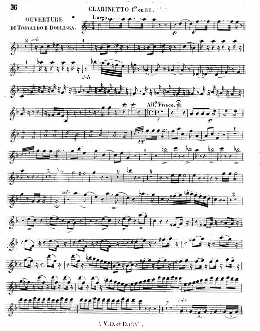 Clarinet 1, 2 (D)