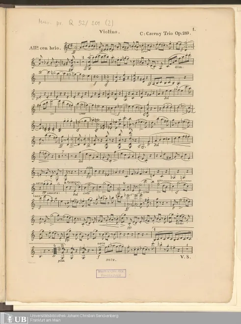 Violin and Cello Parts