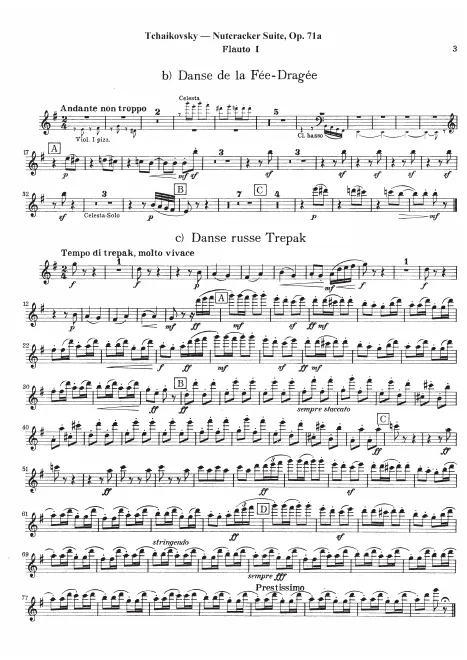 Flute 1, 2, 3/Piccolo