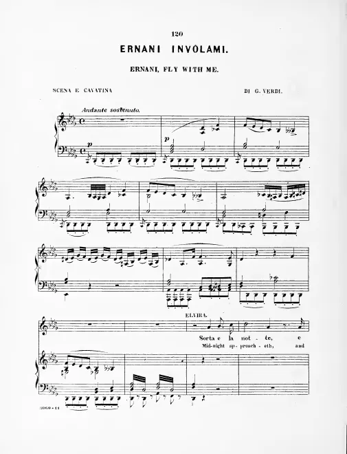 Act I: Cavatina, "Ernani involami"
