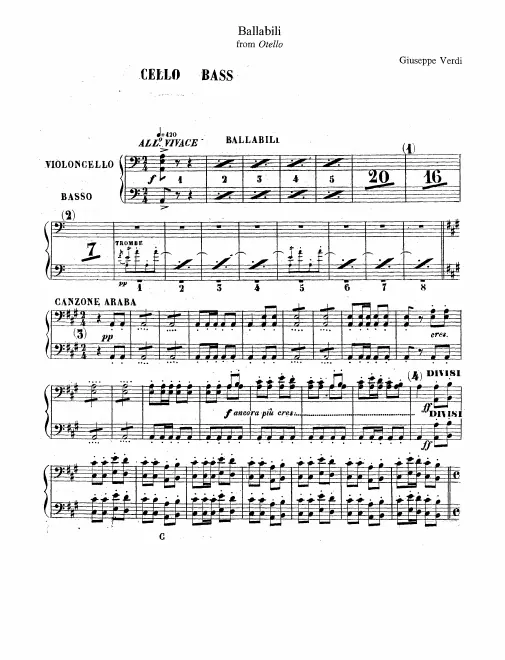 Cellos/Basses