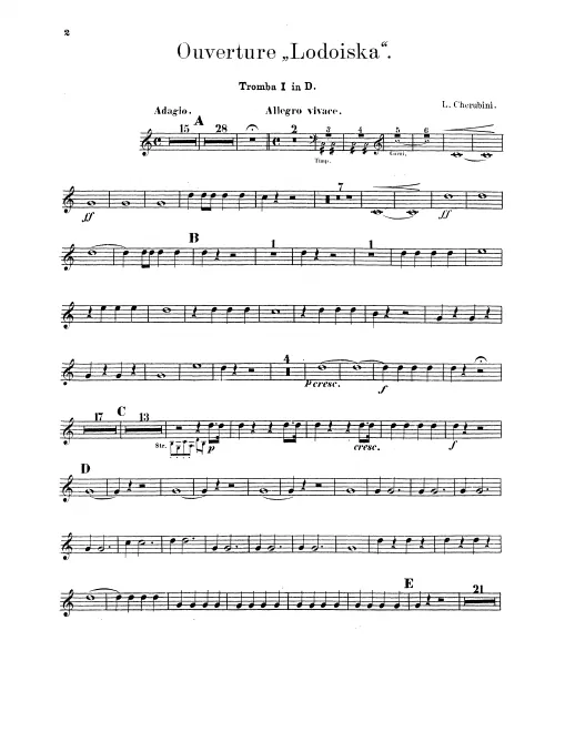 Trumpet 1, 2 (D)