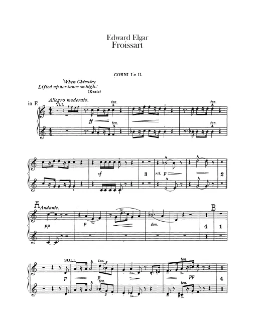 Horn 1/2 (F), 3/4 (B & E)