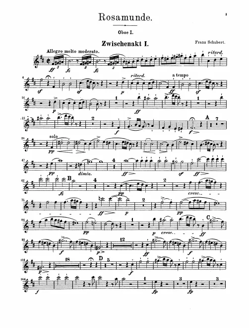 Oboe 1, 2