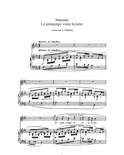 Complete Score (E Major: high voice and piano)