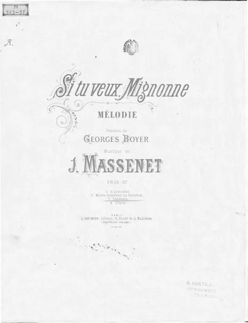 Complete Score (medium voice, in D major)